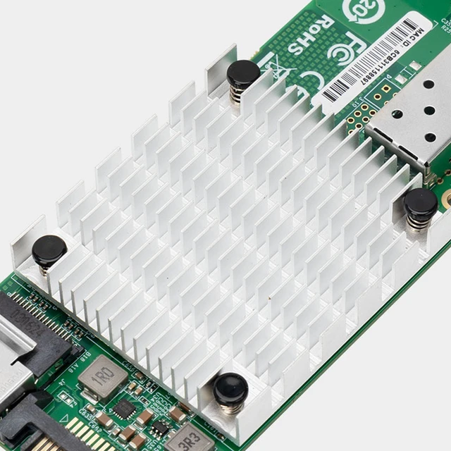 Alt view image 5 of 7 - M.2 to 10G SFP+ Server Fiber NIC Intel 82599 Chipset, PCIe x4, Single Port, Supports PXE/UEFI, for Compact Server/Industrial PC