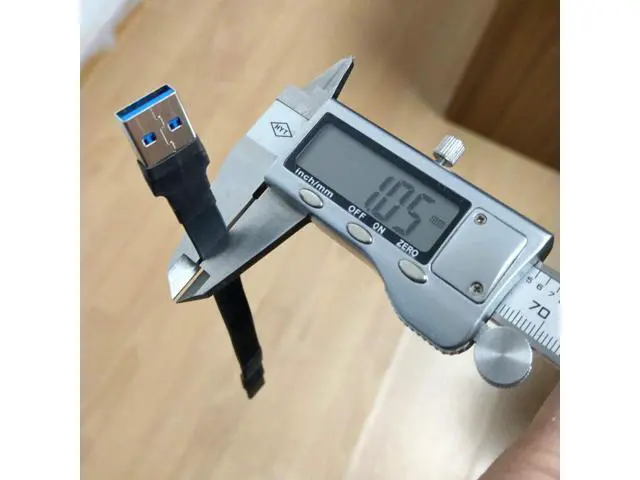 Alt view image 5 of 7 - ADT-Link USB 3.0 Cable USB to USB Cable Type A Male to Male Extension Cable Super Speed HDD 90/270 Degree Angle Up/Down Angled (30cm,S4-S4)