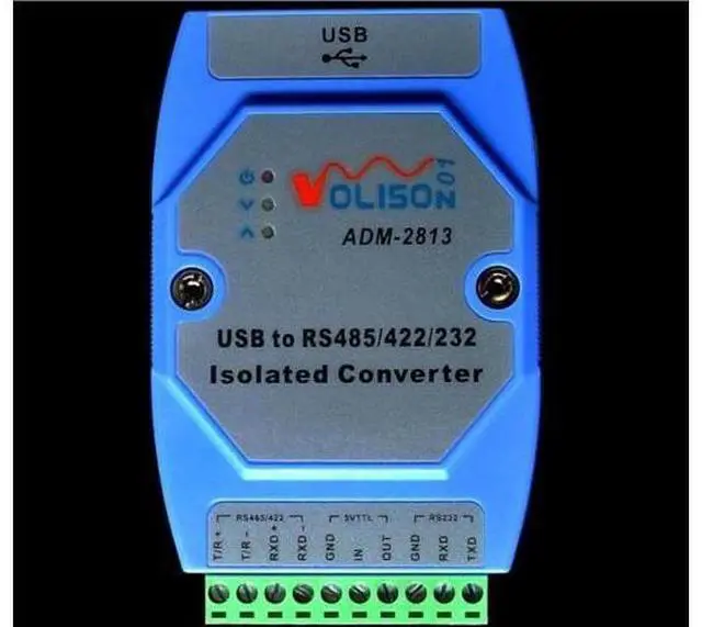 Alt view image 6 of 6 - ADM-2813 Industrial grade USB to RS485/422/232/TTL USB to 485232 photoelectric isolation FT232 rail