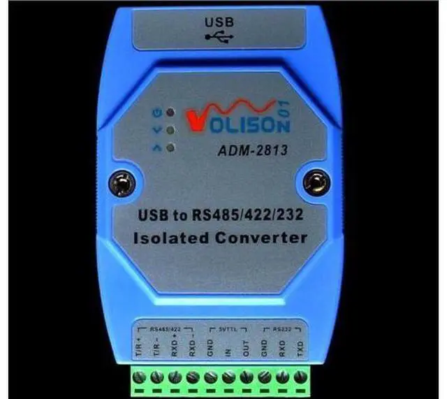 Main image of ADM-2813 Industrial grade USB to RS485/422/232/TTL USB to 485232 photoelectric isolation FT232 rail