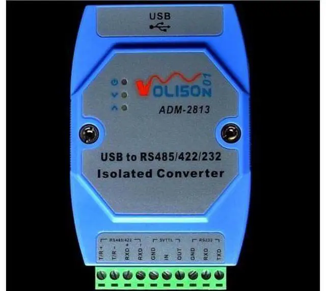 Alt view image 4 of 6 - ADM-2813 Industrial grade USB to RS485/422/232/TTL USB to 485232 photoelectric isolation FT232 rail