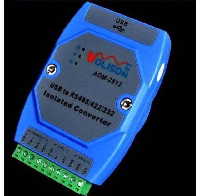 Alt view image 6 of 6 - ADM-2813 Industrial grade USB to RS485/422/232/TTL USB to 485232 photoelectric isolation FT232 rail