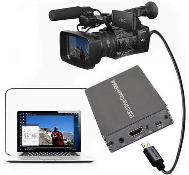 Alt view image 5 of 7 - HDMI to USB3.0 Video Capture Adapter 4K 1080P Dongle Card for Linux Windows Mac