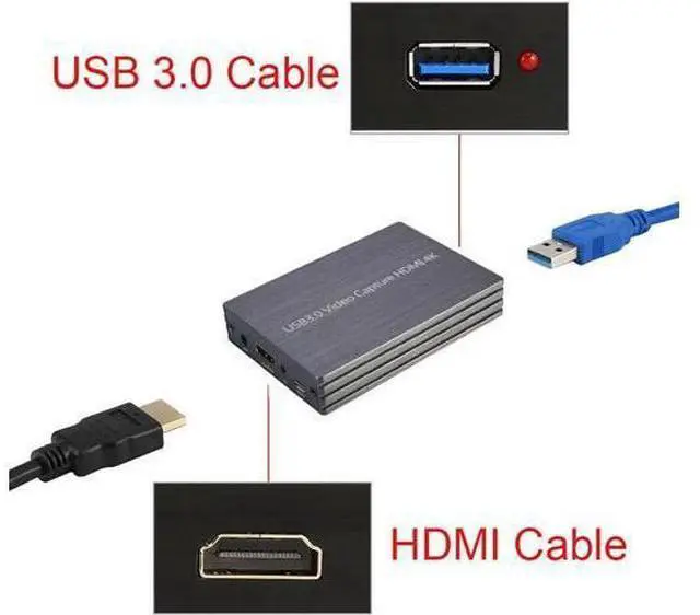 Alt view image 6 of 7 - HDMI to USB3.0 Video Capture Adapter 4K 1080P Dongle Card for Linux Windows Mac