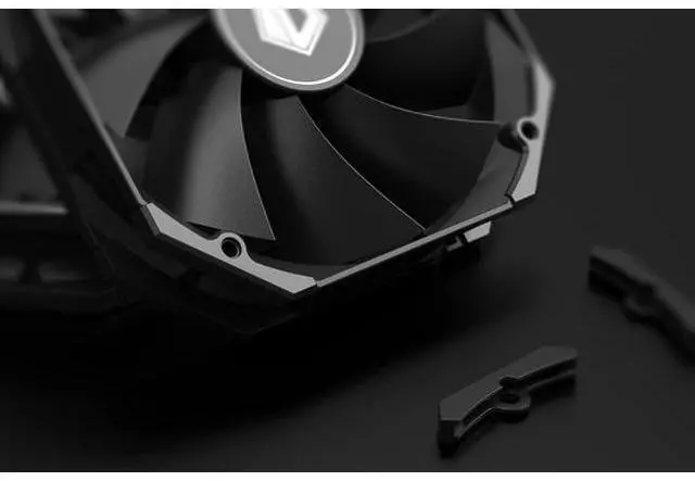 Alt view image 3 of 7 - ID-COOLING SE-207-XT Slim 135mm Height All-Black CPU Cooler 7 Heat Pipes Dual-Tower CPU Air Cooler with 120mm PWM Fan TDP 220W, CPU Fan for Intel 1700/1200/115X, AMD AM5/AM4