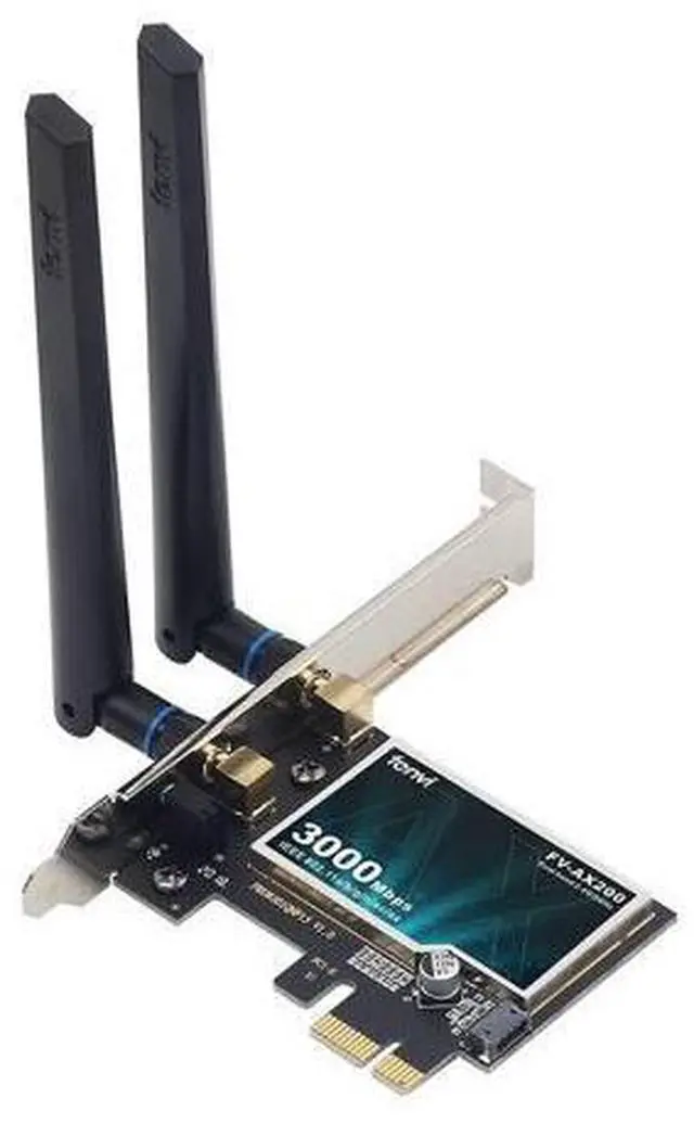 Main image of AX3000 WiFi 6 PCIe Card WiFi6 AX200 Desktop PCI-E Wireless Adapter WPA3, Bluetooth 5.2,Dual Band 3000Mbps WiFi 802.11ax PCIE-AX3000 Network Card MU-MIMO Gigabit WLAN for PC Windows 10,11 64 bit