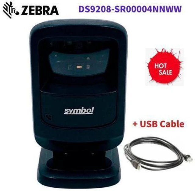 Alt view image 3 of 3 - Ze,bra Motor,ola Sym,bol DS9208-SR00004NNWW Hand free Bar,code Scan,ner w/USB Cable