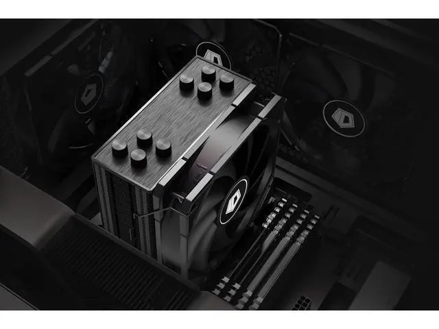 Alt view image 6 of 7 - ID-COOLING SE-224-XTS Black CPU Cooler 4 Heatpipes CPU Air Cooler 120mm PWM Fan CPU Fan for Intel LGA1700/115X/1200; AMD AM4/AM5