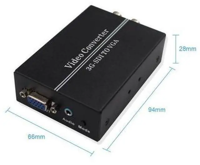 Alt view image 7 of 7 - Vszerda SDI to VGA Sdi BNC Video Converter with US Power Adapter