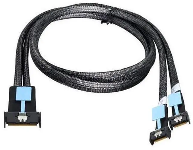 Main image of Vszerda PCI-E5.0 SAS SFF-8654 MCIO 8i 74Pin Male to SFF-8654 4i 38 Pin GEN5 Extender Cable 100CM