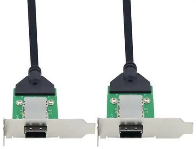 Alt view image 2 of 4 - Vszerda External Mini SAS SFF-8088 26P Female to SFF-8088 Female 12Gbps Cable Adapter 50CM
