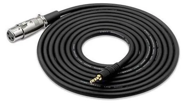 Main image of Cannon audio cable microphone sound card mixer connection cable 3.5mm microphone cable computer mobile phone speaker power amplifier