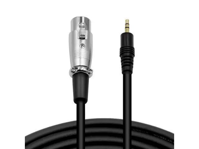 Alt view image 3 of 5 - Cannon audio cable microphone sound card mixer connection cable 3.5mm microphone cable computer mobile phone speaker power amplifier