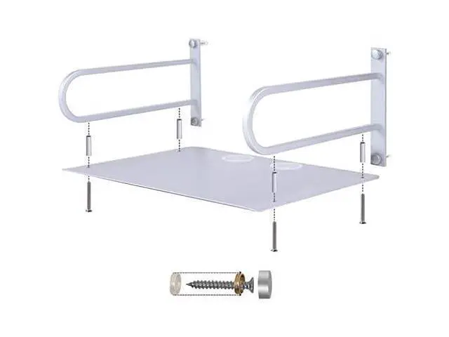 Alt view image 5 of 5 - UlpyO Projector Mount Projector Bracket Hidden Household Bedside Projector Support Wall Hanging Hanger Projector Mount Bracket Adjustable Projector Stand (Color : B, Size : M)