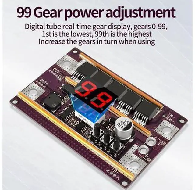 Alt view image 3 of 5 - K99 Small Automatic Spot Welding DIY Complete Set of Accessories 18650 Lithium Battery Spot Welding Machine Pen Control Main Board Spot Welding Machine