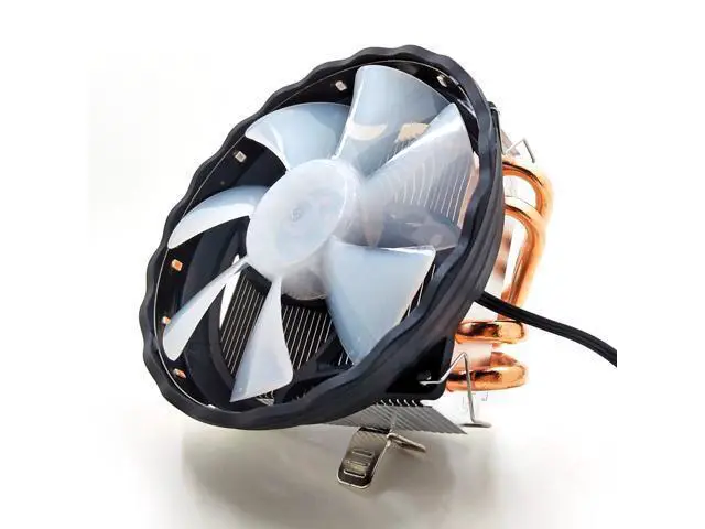 Alt view image 4 of 6 - Snowman M400 CPU Cooler Cooling Fan 4 Heat Pipes RGB 120mm PWM 4 Pin PC Radiator Quiet for Intel LGA 2011 1150 1151 1155 AMD AM3 CPU Cooling Fan