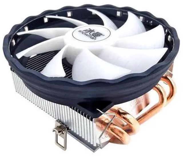Alt view image 3 of 6 - Snowman M400 CPU Cooler Cooling Fan 4 Heat Pipes RGB 120mm PWM 4 Pin PC Radiator Quiet for Intel LGA 2011 1150 1151 1155 AMD AM3 CPU Cooling Fan
