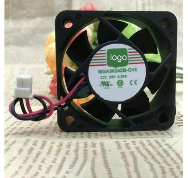 Main image of Inverter Cooling Fan MGA5024ZB-O15 for Yongli 24V 0.25A 2-wir 50*50*15mm