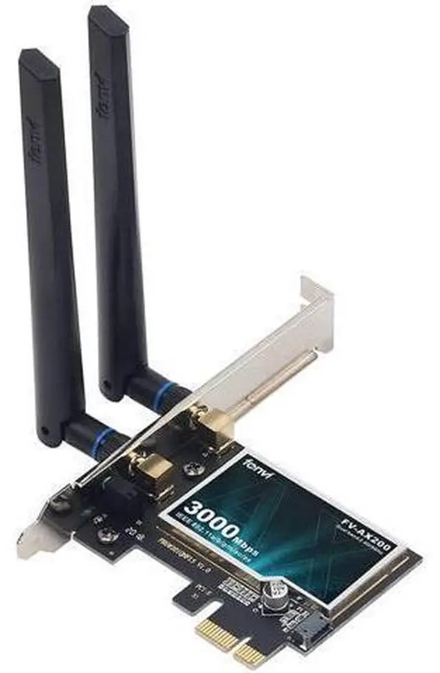 Main image of WiFi 6 AX200 AX200NGW Desktop PCI-E Wireless Adapter Dual Band BT5.2 3000Mbps WiFi 802.11ax PCIe Network Card for AX ax11000 Router MU-MIMO Gigabit Speed 4k 8k Video Gaming for PC Windows 10,11 64 bit