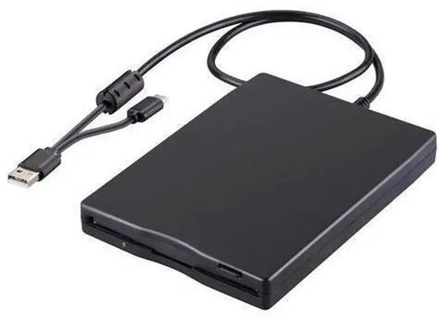 Main image of Tendak Floppy Disk Reader, 3.5 inch External USB & Type-C 1.44MB FDD Floppy Disk Drive for Windows 11/10/8/7/2000/XP, Vista, PC, Laptop and Desktop, Plug and Play, Black