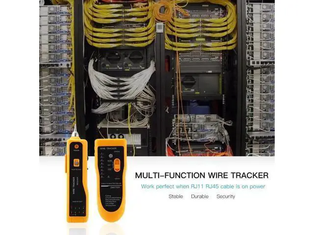 Alt view image 5 of 7 - Ethernet Tester, Wire Tester, Wire Tracker, Ethernet Network Cable Tester Kit RJ11 RJ45 CAT5/5e CAT6 LAN Wire Tracker Portable Line Finder for Miss Wiring Disorder Cable Open and Short Circuit Testing