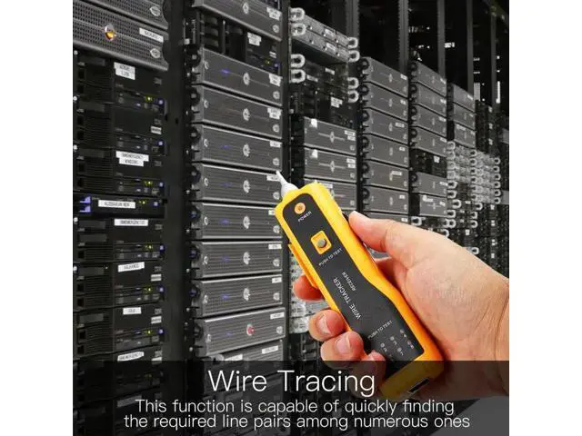 Alt view image 4 of 7 - Ethernet Tester, Wire Tester, Wire Tracker, Ethernet Network Cable Tester Kit RJ11 RJ45 CAT5/5e CAT6 LAN Wire Tracker Portable Line Finder for Miss Wiring Disorder Cable Open and Short Circuit Testing