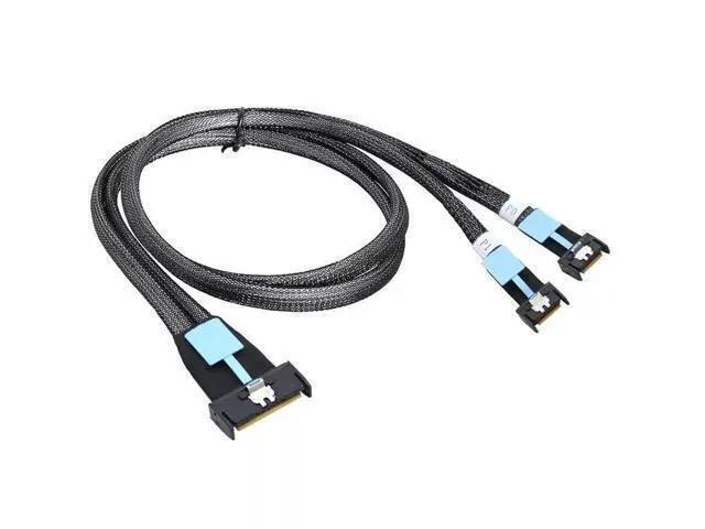Alt view image 3 of 4 - Vszerda PCI-E5.0 SAS SFF-8654 MCIO 8i 74Pin Male to SFF-8654 4i 38 Pin GEN5 Extender Cable 50CM