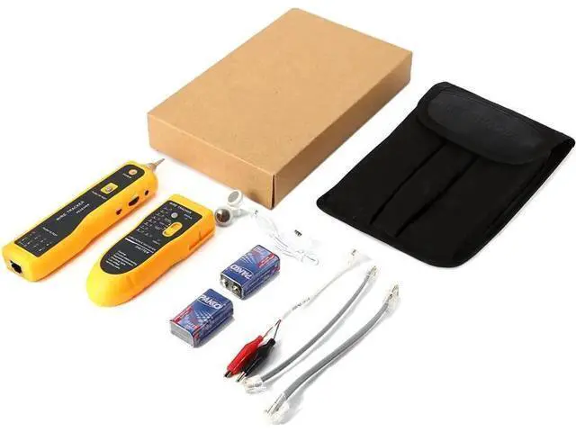 Alt view image 7 of 7 - Ethernet Tester, Wire Tester, Wire Tracker, Ethernet Network Cable Tester Kit RJ11 RJ45 CAT5/5e CAT6 LAN Wire Tracker Portable Line Finder for Miss Wiring Disorder Cable Open and Short Circuit Testing