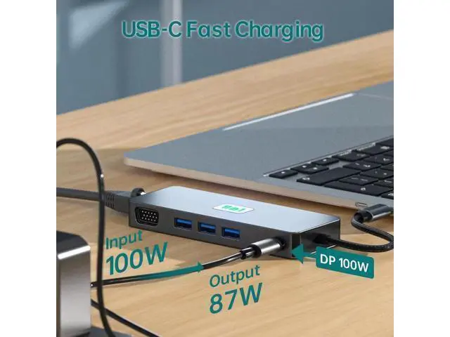 Alt view image 6 of 7 - USB C Docking Station Triple Monitor - Universal Laptop Docking Station 11 in 1 for Thunderbolt 3/4, USB C Dock with 3 x 10Gbps USB 3.2 and 4K60Hz HDMI for MacBook Pro/Air/M1/M2 & Windows