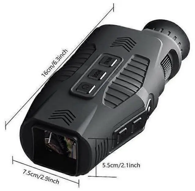 Alt view image 5 of 5 - Ecocleanpath 1080p Infrared Night Vision Monocular, 5x Zoom & 984ft Range for Hunting & Wildlife