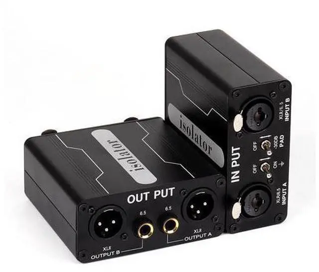 Alt view image 3 of 4 - GX200 Audio Isolator Current Noise and Distortion Elimination Mixing Console Microphone Common Ground Filtering Cardan 6.5
