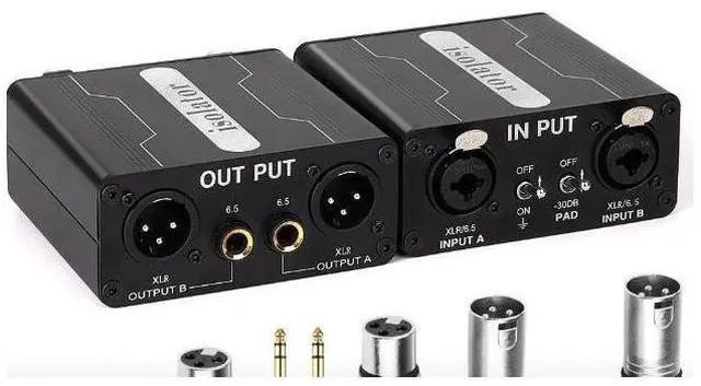 Alt view image 4 of 4 - GX200 Audio Isolator Current Noise and Distortion Elimination Mixing Console Microphone Common Ground Filtering Cardan 6.5