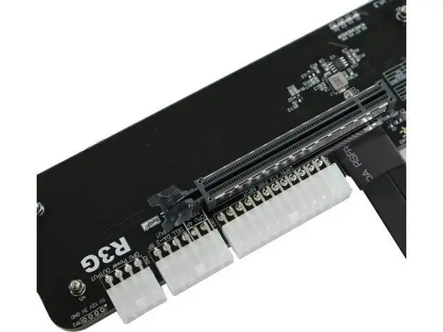 Alt view image 3 of 7 - Vszerda M.2 Key M NVMe External Graphics Card Stand Bracket R43SG 64Gbs with PCIe4.0 x4 Riser Cable 25cm 50cm for Graphics Card After 1660 (R43SG 50CM)