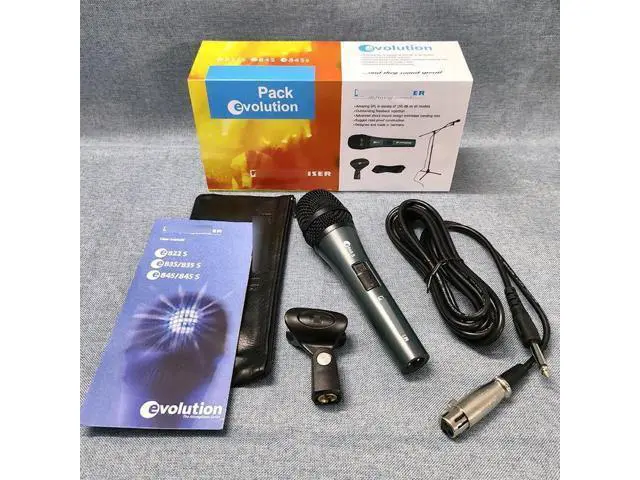 Alt view image 3 of 5 - Wireless dynamic microphone E845S for home use, KTV, stage performances, wedding ceremonies and speech events