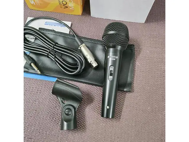 Alt view image 5 of 5 - SV200 Wired Microphone Professional Dynamic Microphone for Stage Performances, Karaoke Hosting and Live Streaming
