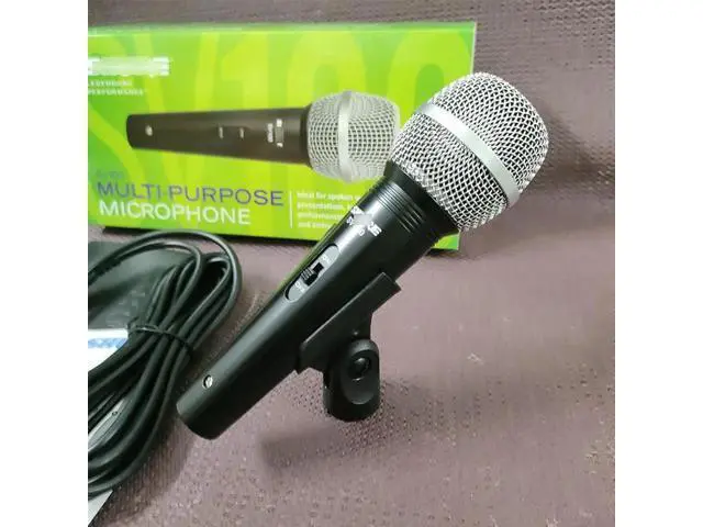Alt view image 3 of 4 - SV100 Wired Microphone Professional Dynamic Microphone for Stage Performances, Karaoke Hosting and Live Streaming