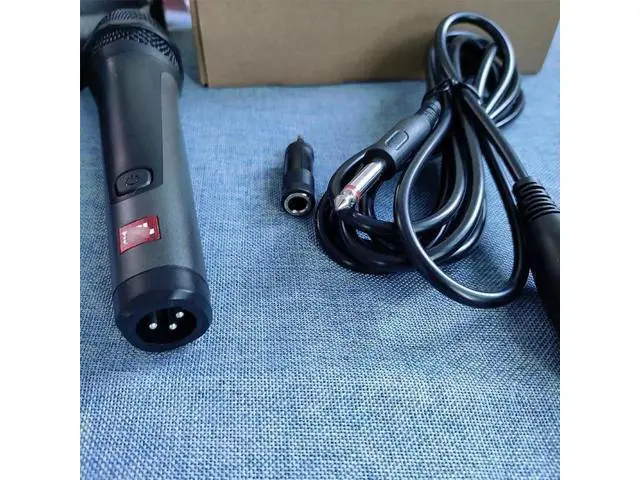 Alt view image 4 of 5 - PBM100 Wired Moving-Coil Microphone for Home Singing Live Recording Portable Amplifier Power Amplifier Microphone