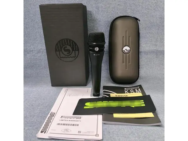 Alt view image 3 of 5 - High-end KSM8/B wired microphone for live singing performances on stage, wedding ceremonies, and hosting events - dynamic diaphragm microphone KSM8/N KSM8/B
