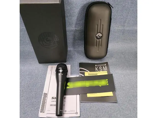 Alt view image 2 of 5 - High-end KSM8/B wired microphone for live singing performances on stage, wedding ceremonies, and hosting events - dynamic diaphragm microphone KSM8/N KSM8/B