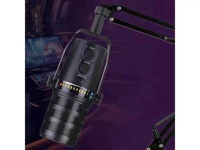 Alt view image 5 of 5 - Wired moving-coil microphone MV7 for mobile phone, computer live streaming, recording, karaoke, e-sports games, USB, professional microphone