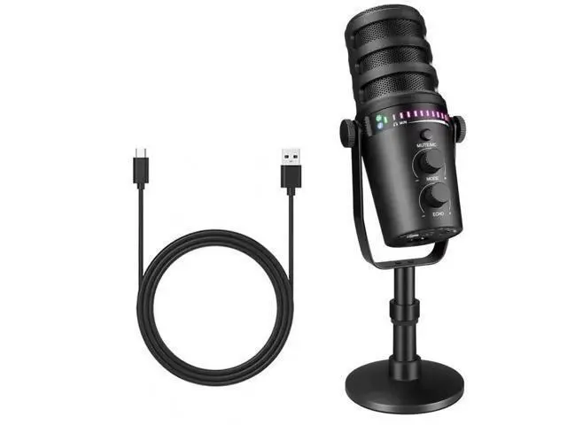 Alt view image 4 of 5 - Wired moving-coil microphone MV7 for mobile phone, computer live streaming, recording, karaoke, e-sports games, USB, professional microphone