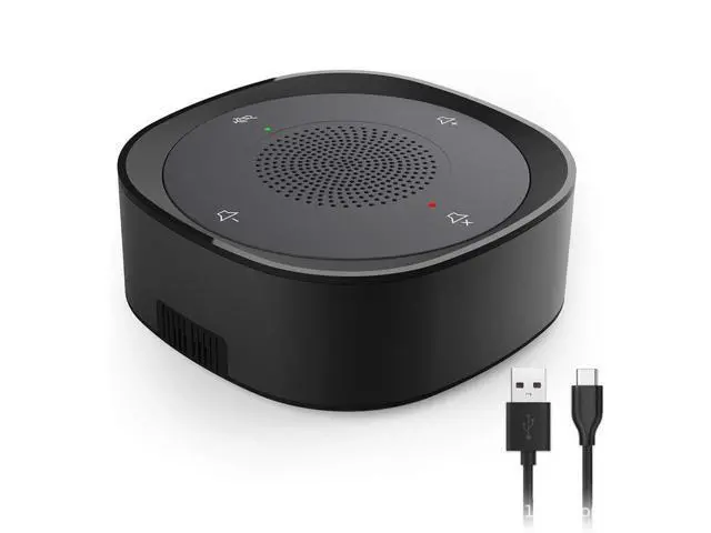 Alt view image 3 of 6 - Desktop conference omnidirectional microphone speaker speaker conference speaker wired 3D