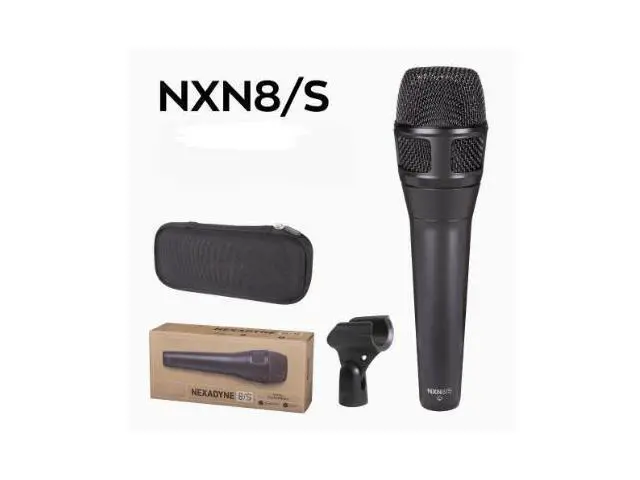 Alt view image 5 of 5 - NXN8C Wired Microphone Live Broadcasting Equipment Home Computer Karaoke Microphone Audio Amplifier Handheld Wired Microphone
