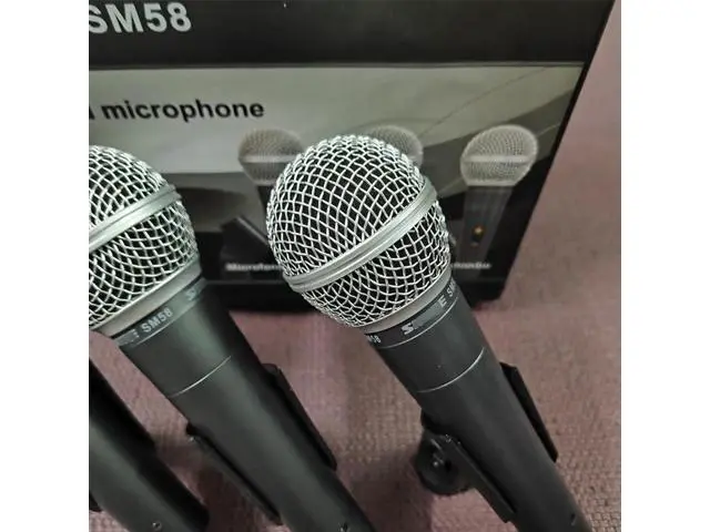 Alt view image 2 of 5 - SM58S microphone portable case set for stage performances; SM58LC professional wired dynamic microphone 58LC - Switchless Kit 58S - Switched Kit