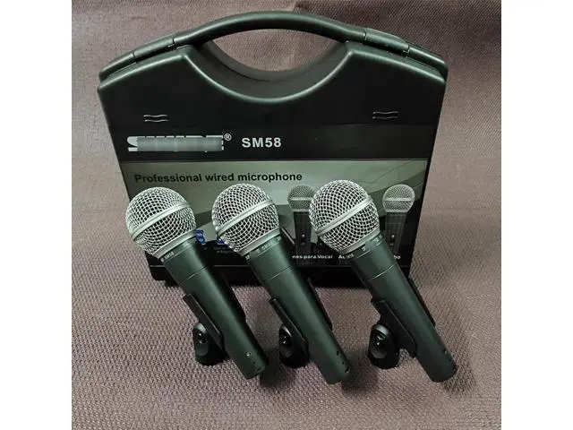 Alt view image 5 of 5 - SM58S microphone portable case set for stage performances; SM58LC professional wired dynamic microphone 58LC - Switchless Kit 58S - Switched Kit