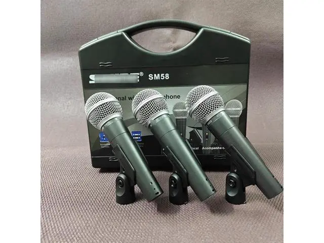 Alt view image 4 of 5 - SM58S microphone portable case set for stage performances; SM58LC professional wired dynamic microphone 58LC - Switchless Kit 58S - Switched Kit