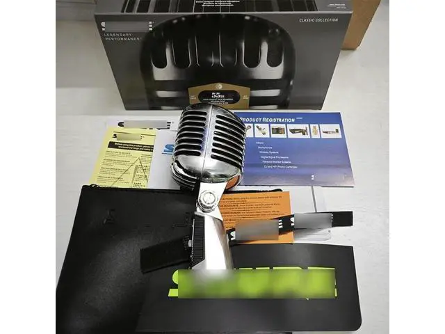 Alt view image 4 of 5 - 55SH Wired Dynamic Microphone - Professional Vintage Stage Karaoke Microphone for Performances