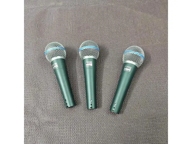 Alt view image 4 of 5 - High-quality BETA58A dynamic wired microphone portable case set - 3 sets of KTV singing microphones