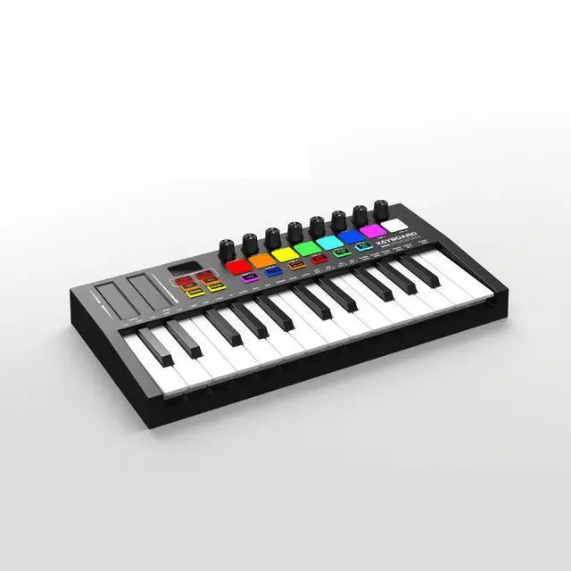 Alt view image 3 of 5 - MD02 25-key MIDI keyboard professional electronic music controller intelligent portable arrangement and percussion pad