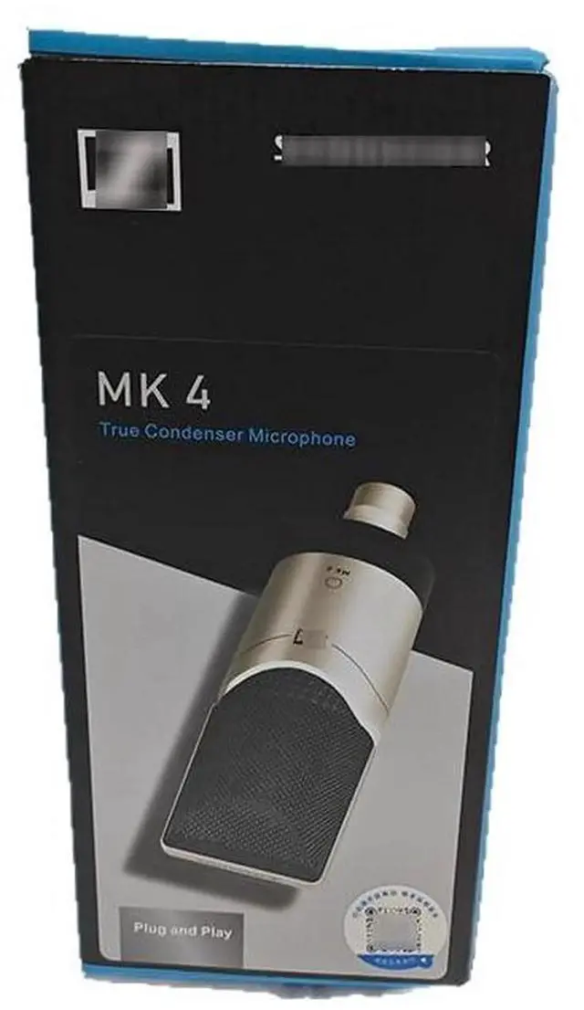 Main image of MK4 wired condenser microphone, large diaphragm recording sound card, singing by the host, singing during live broadcast, microphone for singing